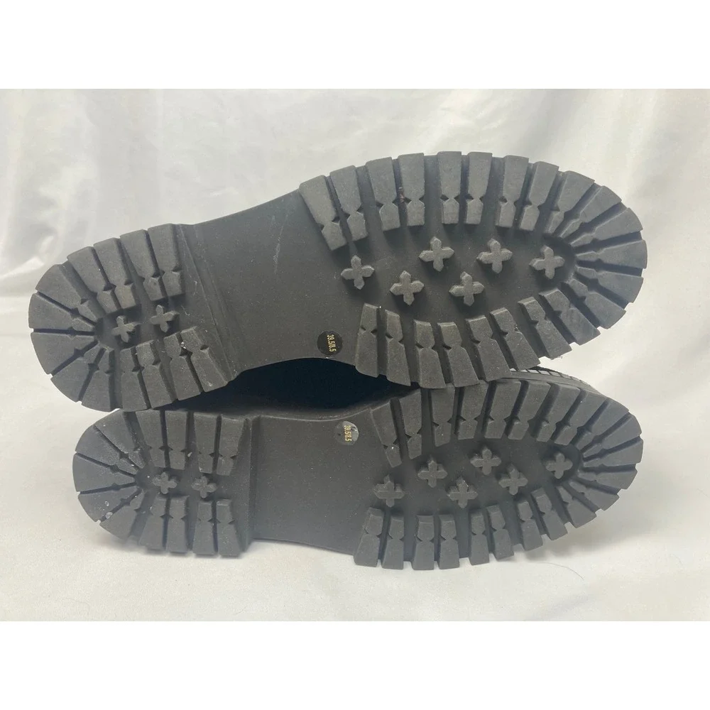 Crown Vintage CV-Hopper Black Suede Hiking Snow Boots 8.5M